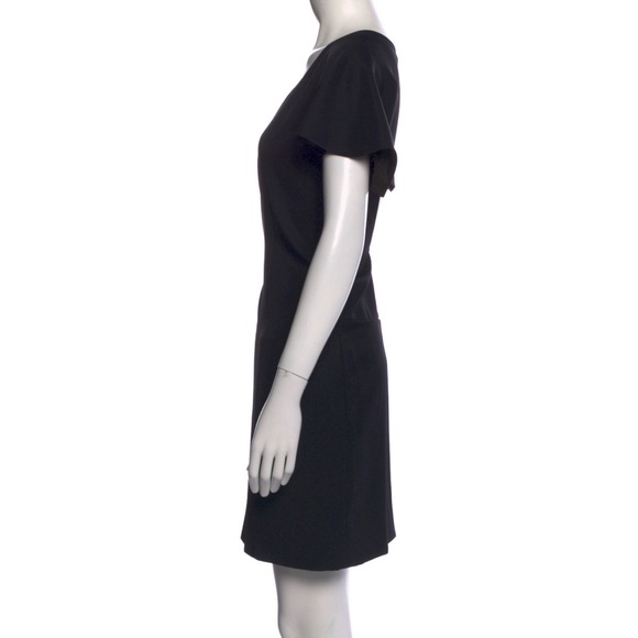 Chloé Little Black Dress Made in France Silk Shift Dress - Picture 3 of 10